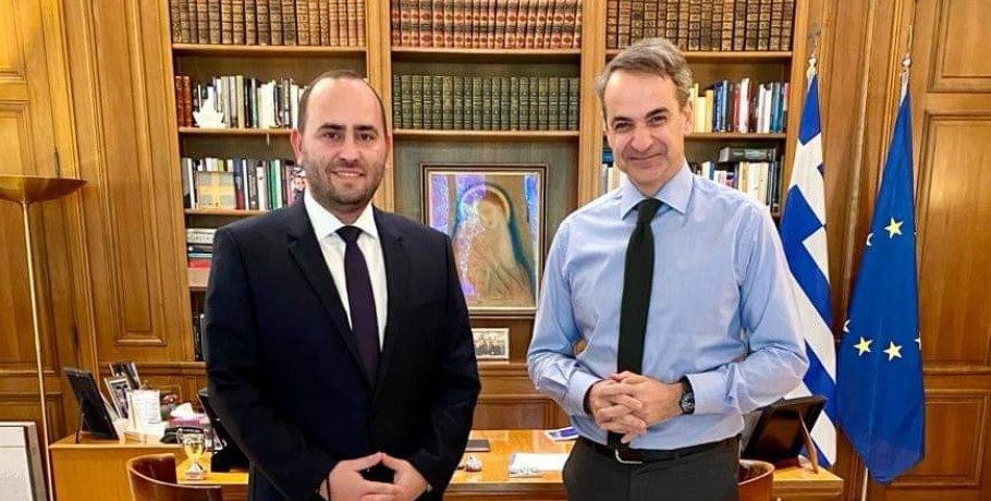Συνάντηση Λάκη Βασιλειάδη με τον πρωθυπουργό