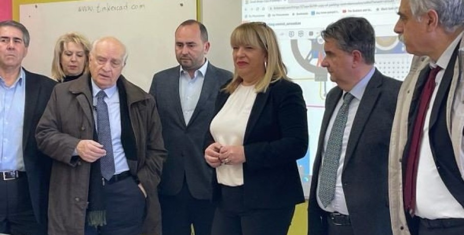 Λάκης Βασιλειάδης: Επίσκεψη Βούτσινουστο νέο Πρότυπο ΕΠΑΛ στην Κρύα Βρύση