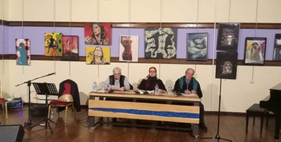 Ο Θωμάς Κοροβίνης και η Εύη Κουτρουμπάκη παρουσίασαν τα βιβλία τους στο Παρθεναγωγείο στην Έδεσσα