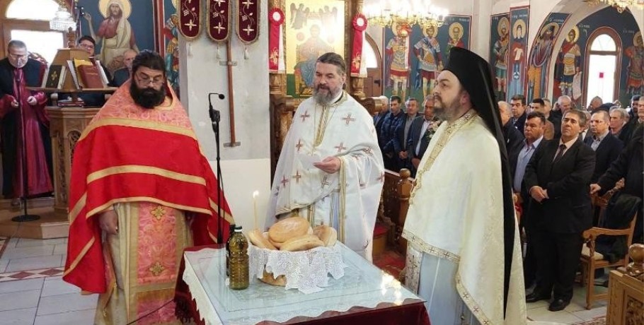 Πανηγυρική θεία λειτουργία στην Περαία