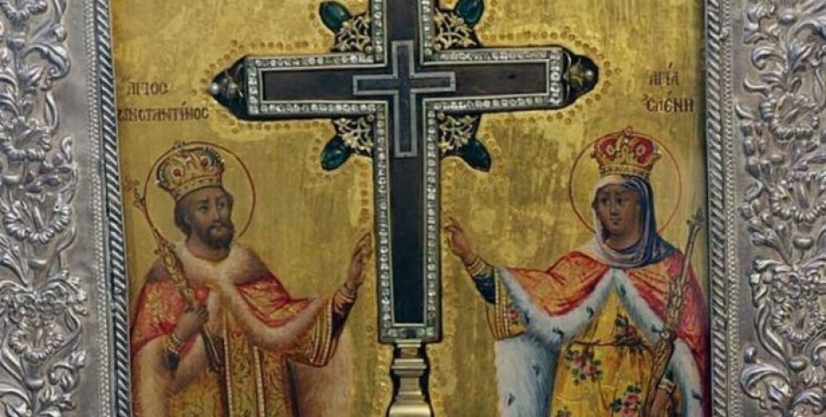 Τίμιο ξύλο στον Ιερό Ναό Αγίου Αντώνιου Αριδαίας