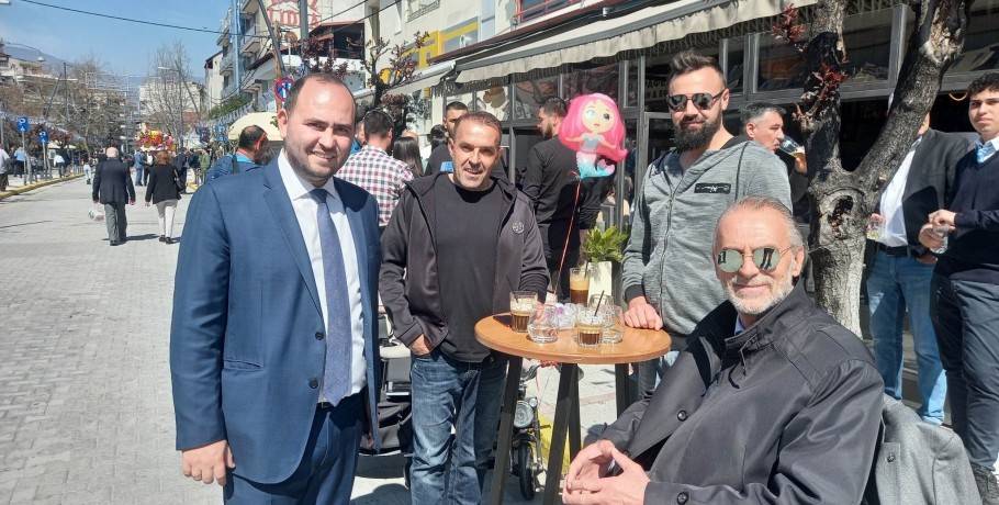 Στην Αριδαία ο Λάκης Βασιλειάδης