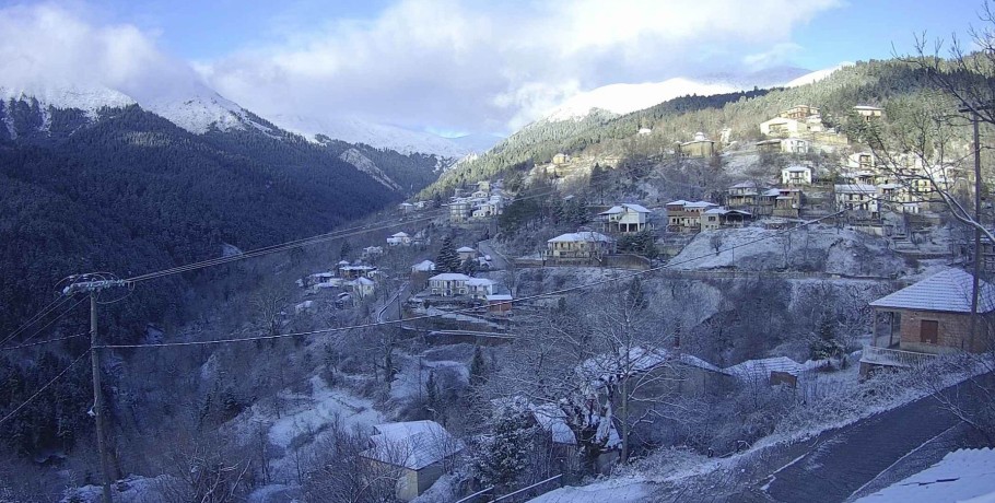 Χιόνι και στα ορεινά της Περιφερειακής Ενότητας Καρδίτσας