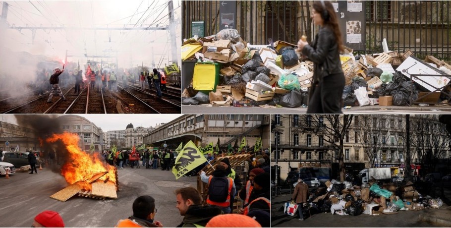 Το Παρίσι «κολυμπάει» στα σκουπίδια: Αναστέλλεται σήμερα η απεργία των εργαζομένων στην καθαριότητα
