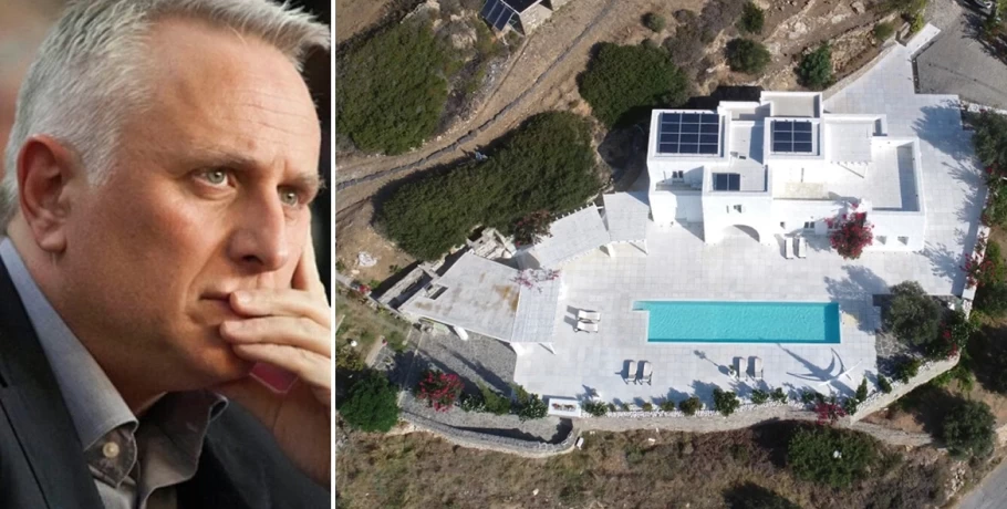 Ο Ραγκούσης έχτισε τη βίλα στην Πάρο με δάνειο για τρίτεκνους - «Το δικαιούνταν η σύζυγός μου»