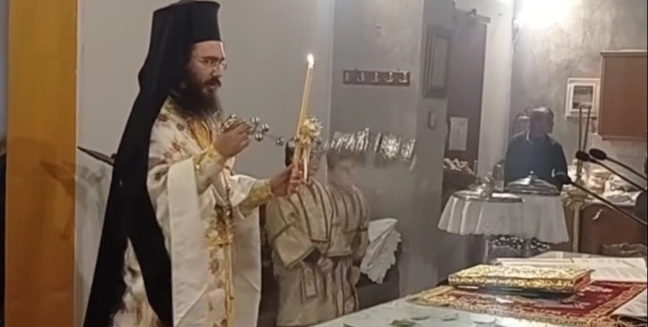 Η 1η Ανάσταση του πατρός Νικάνδρου ως Αρχιμανδρίτης