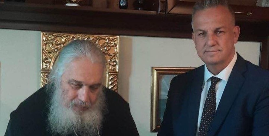 Γρηγόριος Δέλλιος: Επίσκεψη στον Σεβασμιώτατο Μητροπολίτη κ. Ιωήλ