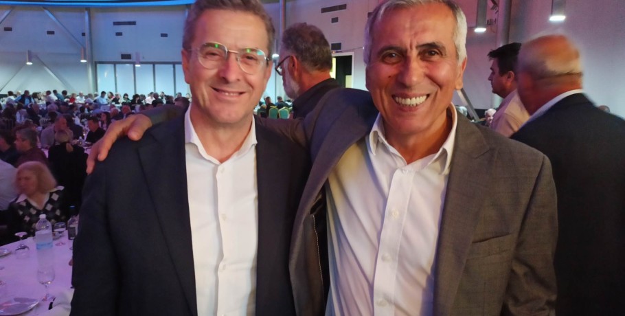 Ομιλία Θ. Τζάκρη: Καστερίδης και Μπίνος ευχήθηκαν καλή επιτυχία