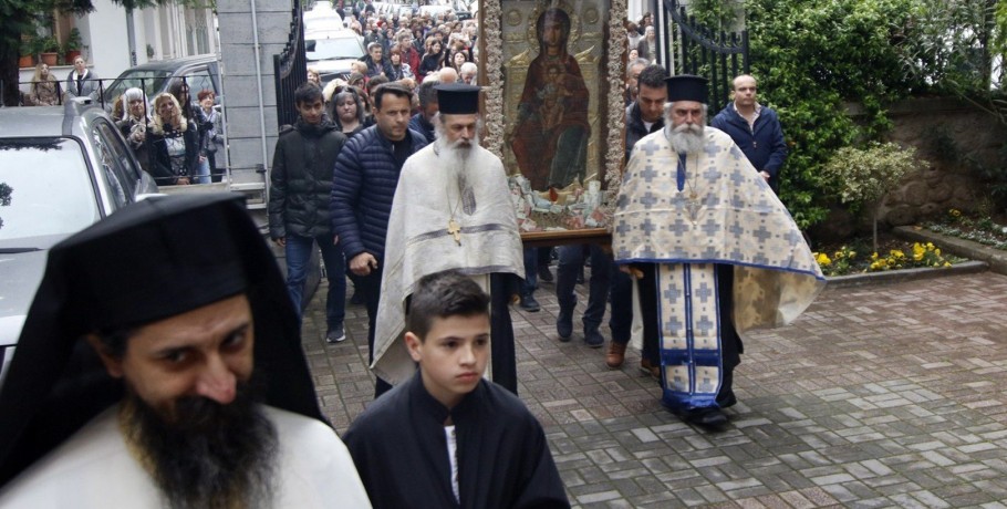 Λιτανεία επιστροφής της Παναγίας Ελεούσης στην Έδεσσα