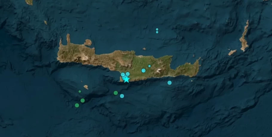 Νύχτα αγωνίας για τους κατοίκους της Κρήτης μετά τα 5,1 Ρίχτερ