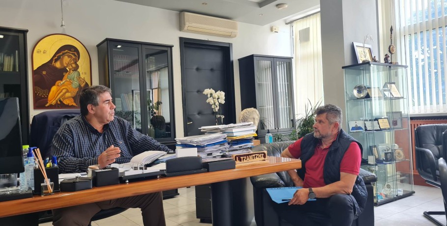 Συνάντηση Τζαμτζή με τον πρόεδρο του Αρχαγγέλου για το κεράσι