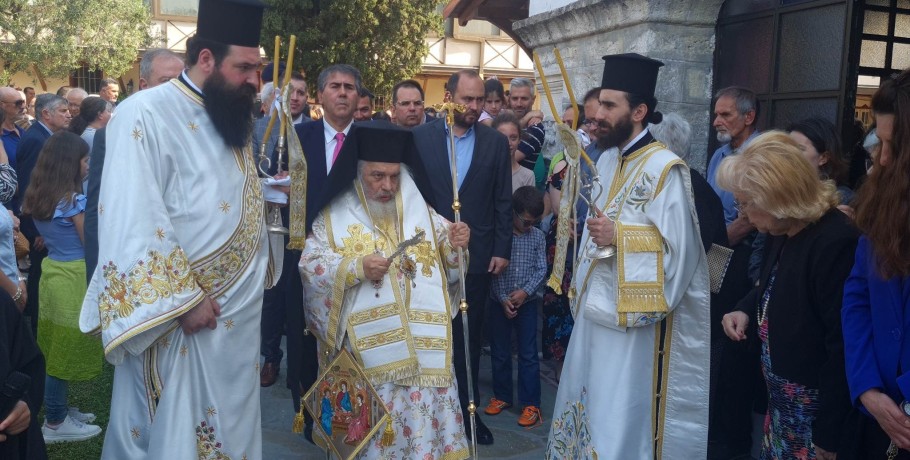 Λιτανεία στην Αγία Τριάδα Έδεσσας