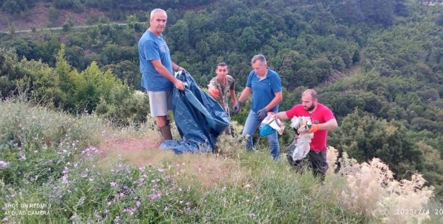 "Φασιανός" Γιαννιτσών: Εθελοντικός καθαρισμός στο Ελευθεροχώρι σε συνεργασία με κυνηγούς