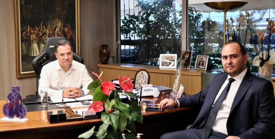 Συνάντηση Λάκη Βασιλειάδη με τον Άδωνι Γεωργιάδη