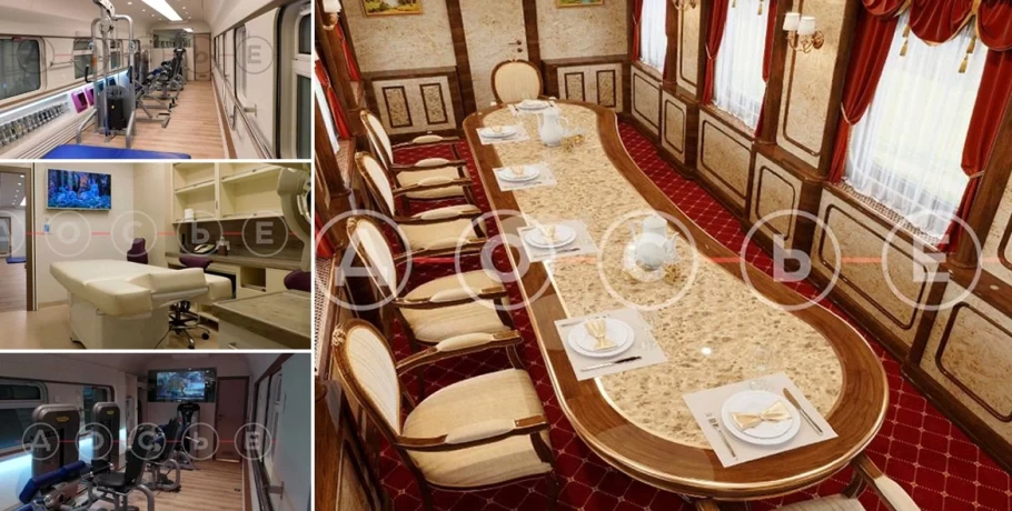 Βλαντιμίρ Πούτιν: Το θωρακισμένο «παλάτι» τρένο έχει σπα και σαλόνι ομορφιάς