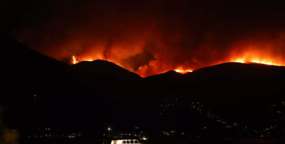 Κέρκυρα: Απαγόρευση κυκλοφορίας τη Δευτέρα σε 4 περιοχές του νησιού λόγω κινδύνου πυρκαγιάς