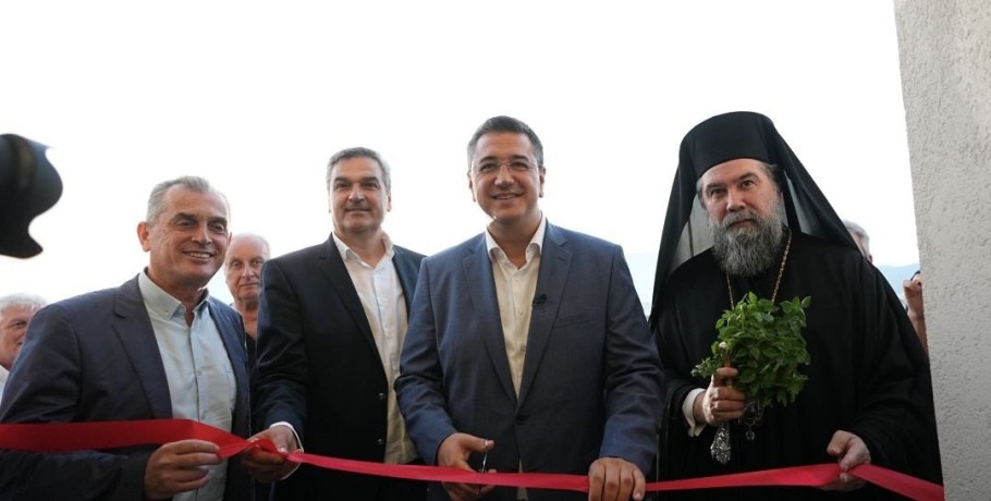 Ο Α. Τζιτζικώστας εγκαινίασε τον βιολογικό καθαρισμό του Δήμου Εμμανουήλ Παππά