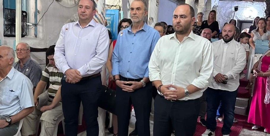 Στον Ιστορικό Ναό του Γαρεφίου ο Λάκης Βασιλειάδης