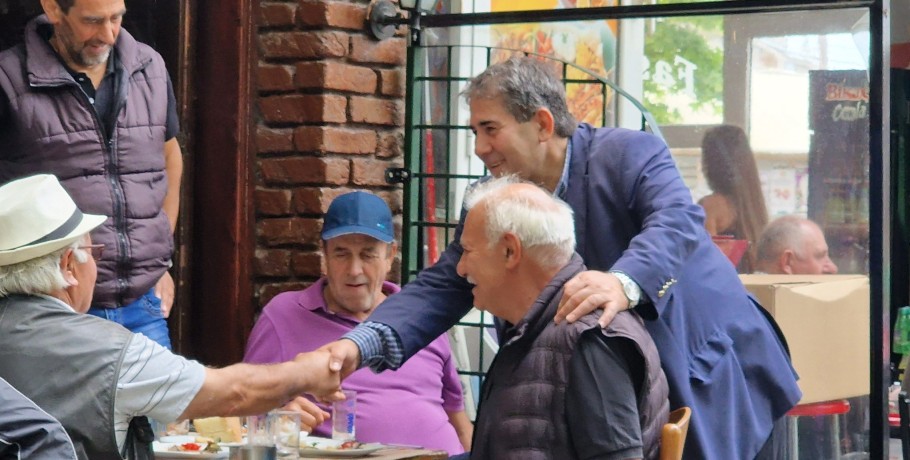 Βόλτα στην Αριδαία για τον Ιορδάνη Τζαμτζή