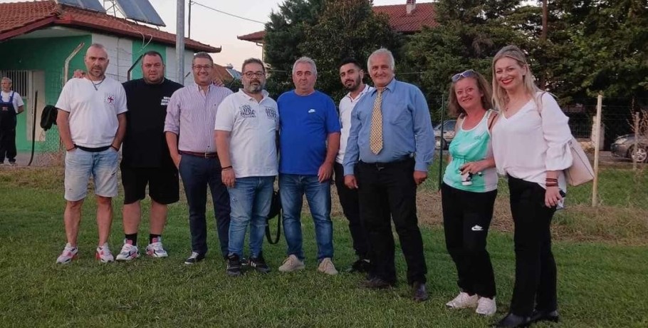 Στον Αγιασμό της Πετριάς η Μαρία Παπαδοπουλου