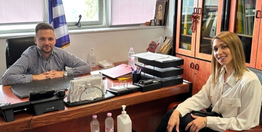 Συνάντηση Βασιλειάδου με τον Διοικητή του Νοσοκομείου Έδεσσας