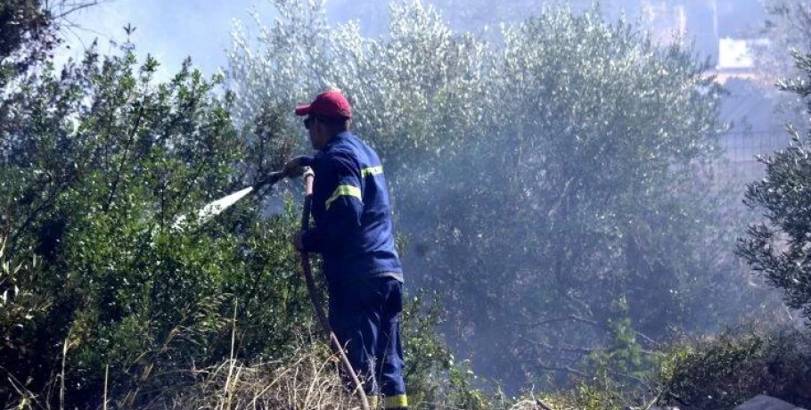 Φωτιά τώρα στη Νάξο – Σηκώθηκαν και εναέρια μέσα