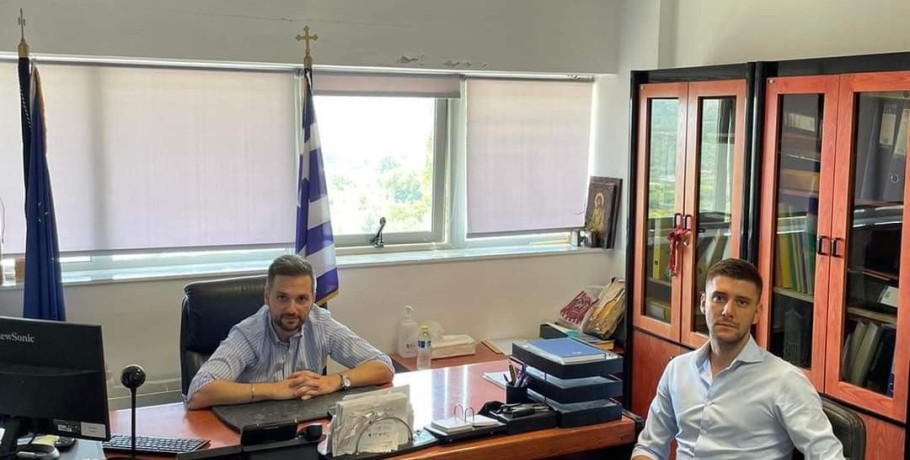 Συνάντηση Παπατούση με τον διοικητή του Νοσοκομείου