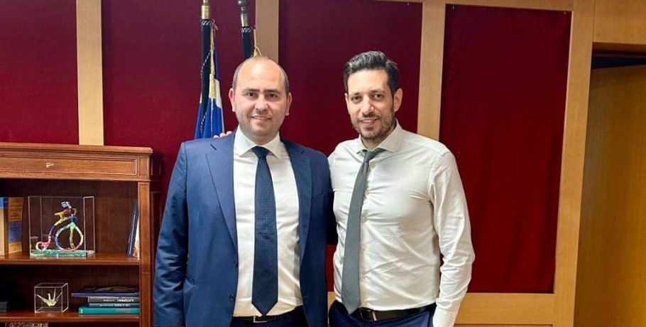 Συνάντηση Λάκη Βασιλειάδη με τον Υφυπουργό Ψηφιακής Διακυβέρνησης