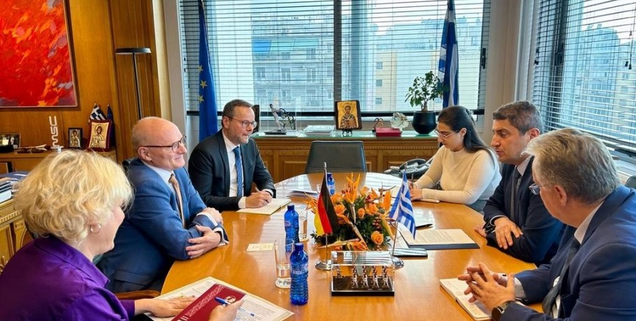 Συνάντηση Αυγενάκη με Γερμανό πρεσβευτή με στόχο την ενίσχυση των σχέσεων στον αγροδιατροφικό τομέα