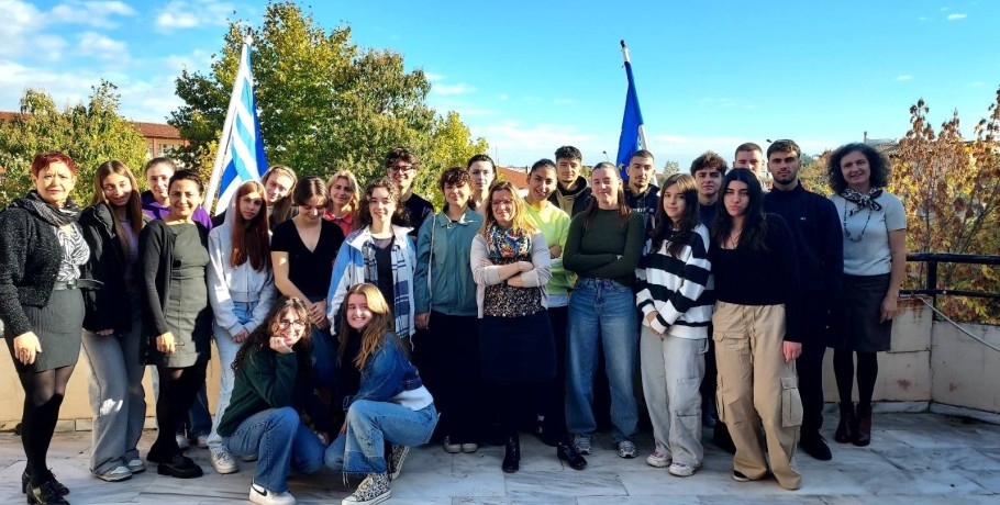 Ευρωπαϊκό πρόγραμμα Erasmus+: Το 1ο Γενικό Λύκειο Γιαννιτσών φιλοξένησε αντιπροσωπεία από τη Γαλλία