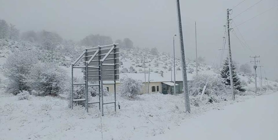 Ψυχρή εισβολή με πυκνή χιονόπτωση στην Κοζάνη