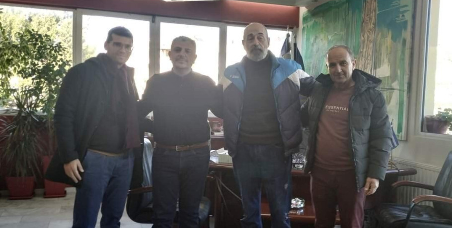 Επίσκεψη του Συλλόγου Δρομέων Υγείας στον Δήμαρχο Αλμωπίας