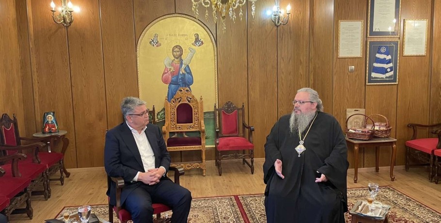 Ο Δημ. Νατσιός στον Λαρίσης Ιερώνυμο