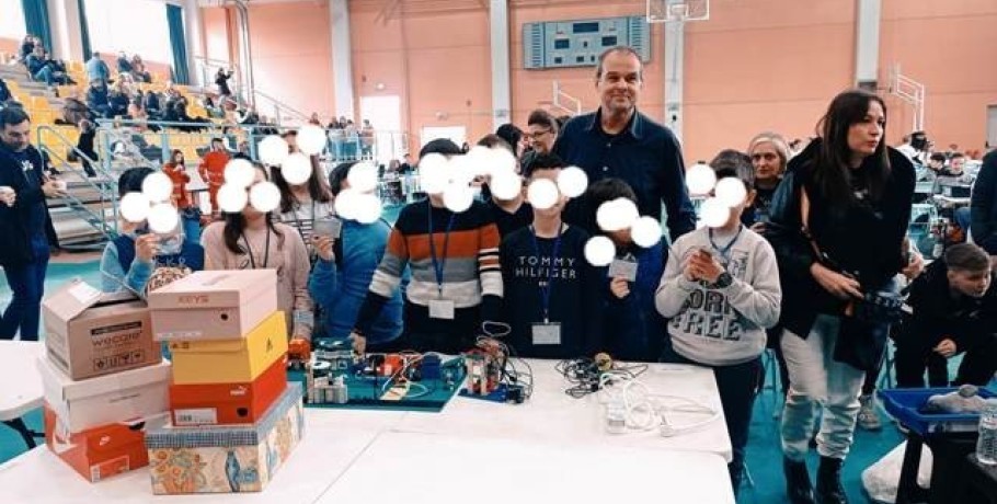 Πρωτιά του 1ου Δημοτικού Σχολείου Γιαννιτσών σε πανελλήνιο διαγωνισμό ρομποτικής