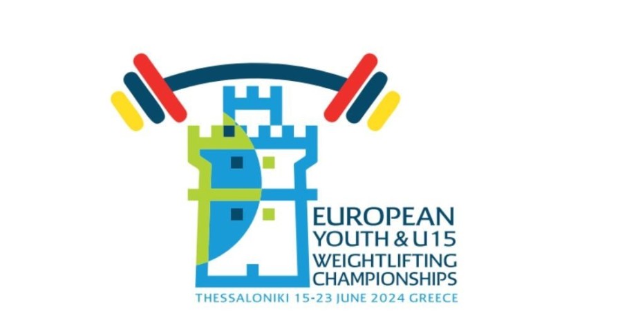 Το σήμα του Ευρωπαϊκού Πρωταθλήματος άρσης βαρών Παίδων - Κορασίδων & U15