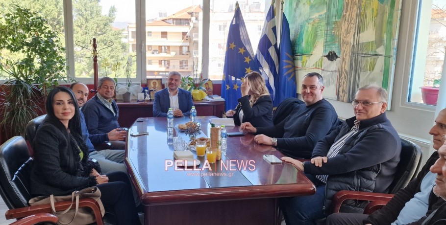 Σύσκεψη του Δημάρχου Αλμωπίας με την Συντονίστρια του Πρωθυπουργού