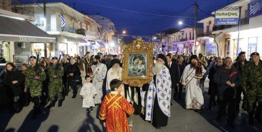 Ένα ιερότατο Θεομητορικό σέβασμα στο Πολύκαστρο