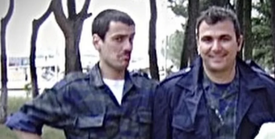 Επική φωτογραφία: Τόνι Σφήνος και Αντώνης Ρέμος σμηνίτες το 2005