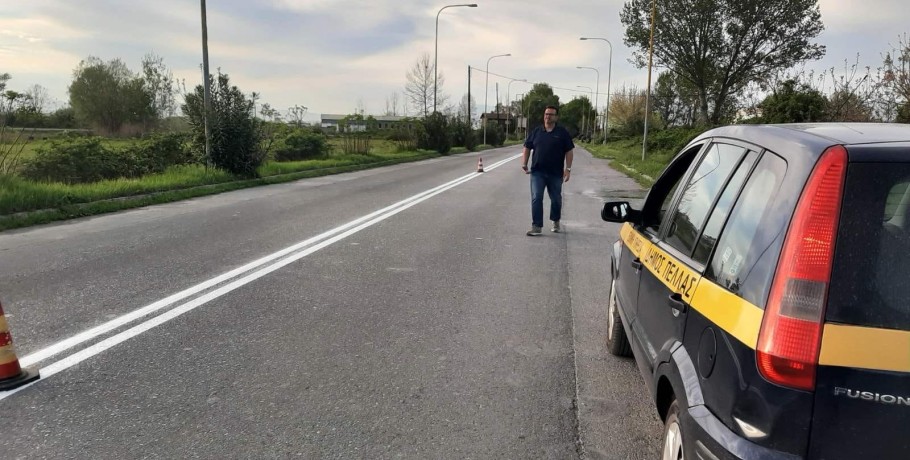 Διαγραμμίσεις σε σημεία των Δ.Ε. Κρύας Βρύσης και Δ.Ε. Μ. Αλεξάνδρου (pic)