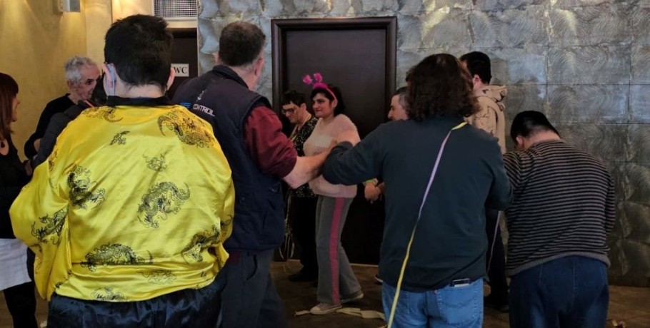 Αποκριάτικο γεύμα για τα ΑμεΑ του Κ.Δ.ΑΠ. Γιαννιτσών