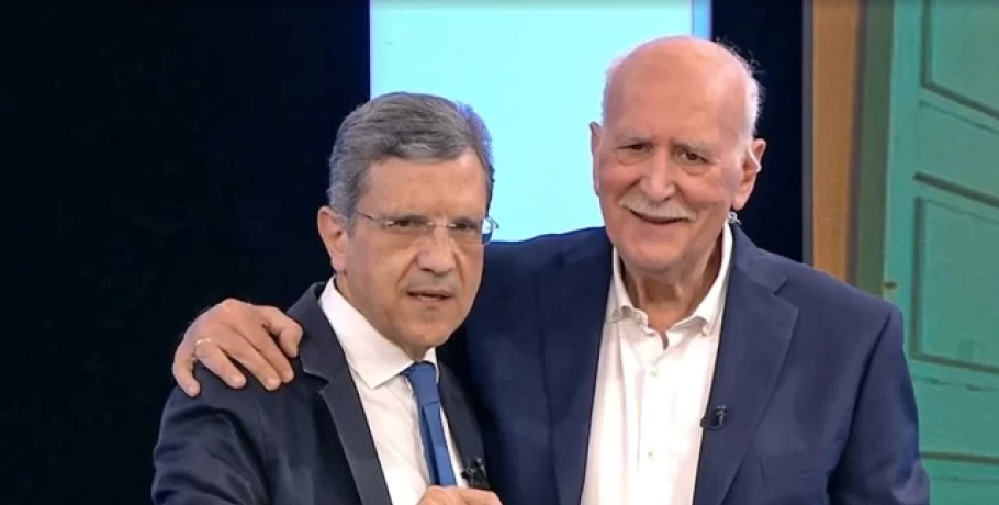 Γιώργος Αυτιάς: «Ήρθε ένας φίλος από τα παλιά» - Με αγκαλιές και πλάνα από 2000 τον υποδέχθηκε ο Παπαδάκης