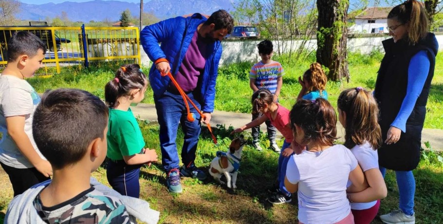 Δημοτικό Σχολείο Ξιφιανής Αλώρου: ευχαριστήριο προς τον Σύλλογο Φίλων Ζώων "ΕΛΠΙΔΑ"