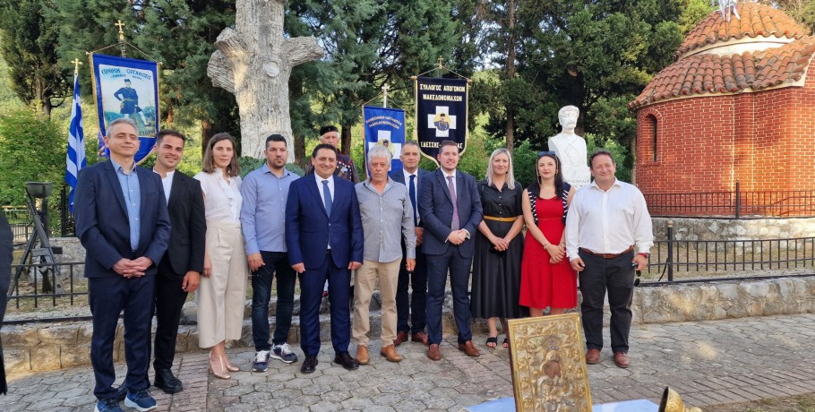 Καρυδιά Έδεσσας:  Σύσσωμη η δημοτική αρχή τίμησε τους Μακεδονομαχους