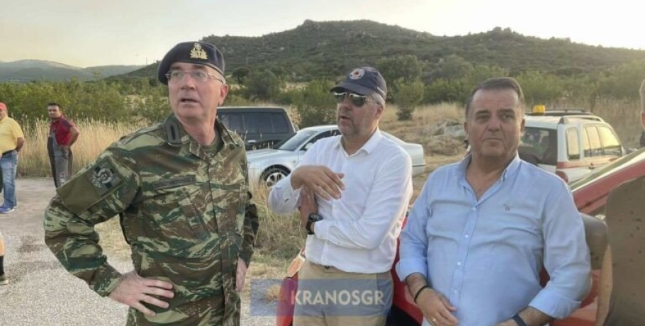 Βγήκε ο Στρατός για κατάσβεση φωτιάς στην Κομοτηνή