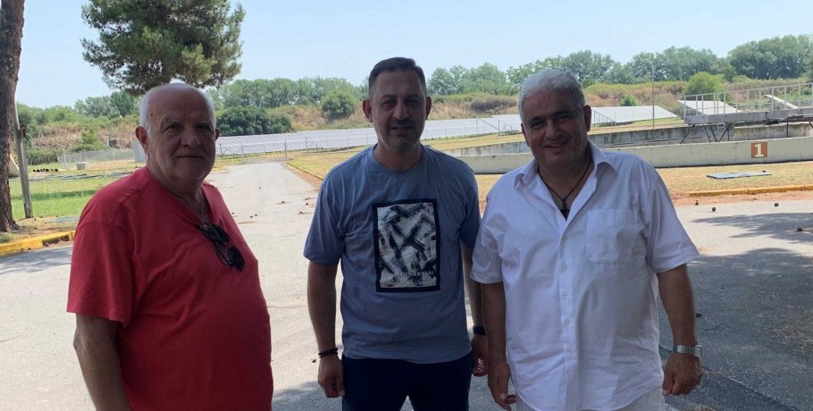 Ο Πρόεδρος του Δημοτικού Συμβουλίου Βέροιας Γ. Μιχαηλίδης στο Βιολογικό Καθαρισμό